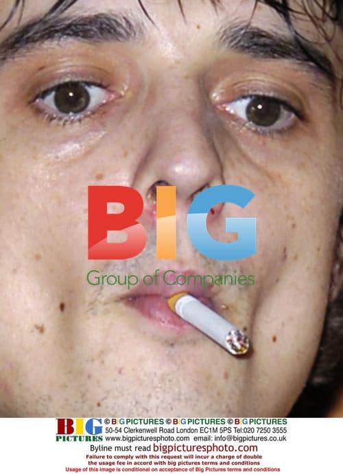 Pete Doherty greets fans after Hackney Empire gig