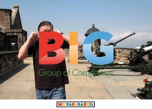 Ricky Gervais at Edinburgh Castle