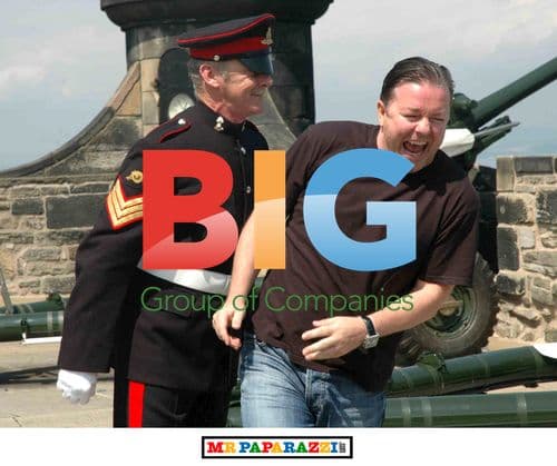 Ricky Gervais at Edinburgh Castle