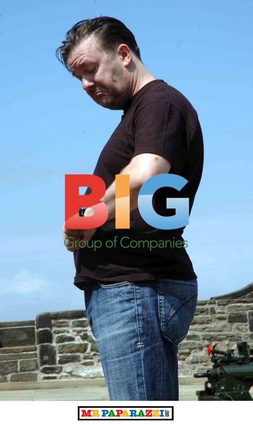 Ricky Gervais at Edinburgh Castle