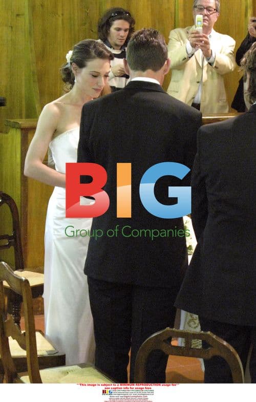 Actress Claire Forlani and Douglay Scott Wedding