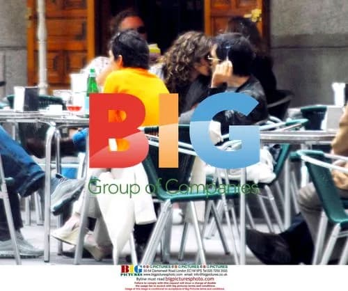Olivier Martinez and Goya Toledo PDA in Madrid