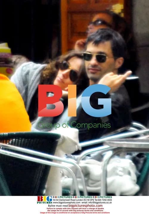 Olivier Martinez and Goya Toledo in Madrid