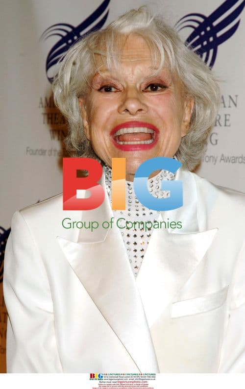 Carol Channing at American Theatre Wing gala