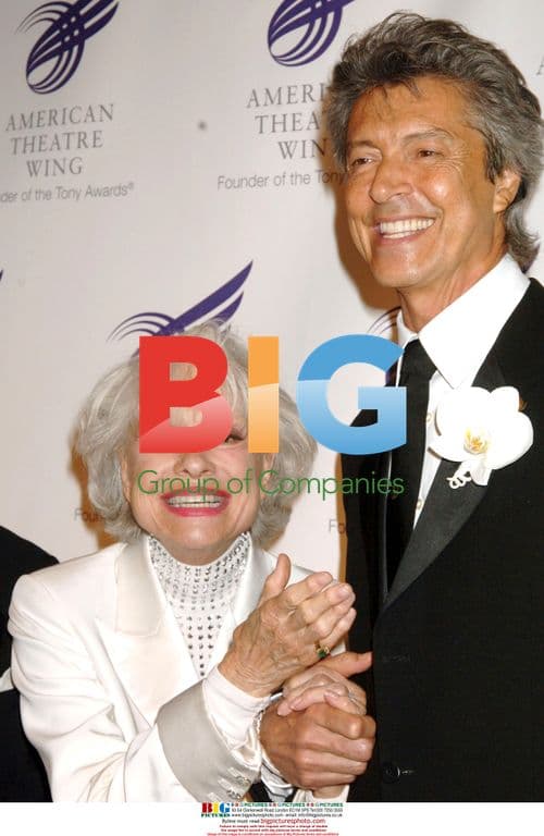 Carol Channing and Tommy Tune at American Theatre Wing gala