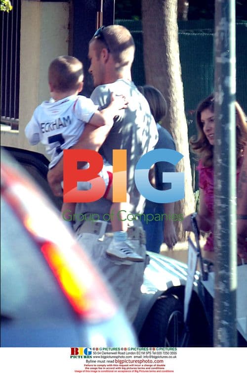 David Beckham Nurses Ankle Injury