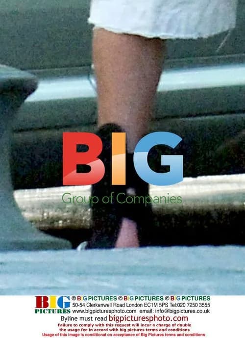 David Beckham with injured ankle