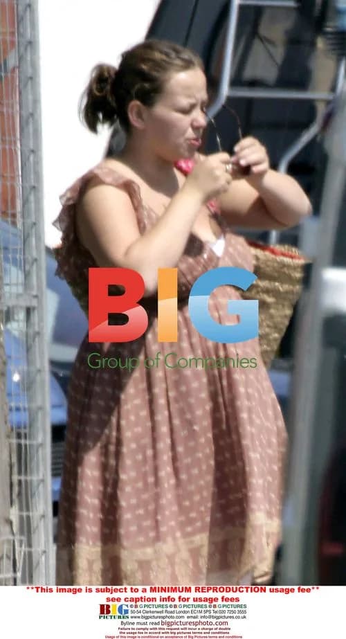 Pregnant Charlotte Church Arrives Home