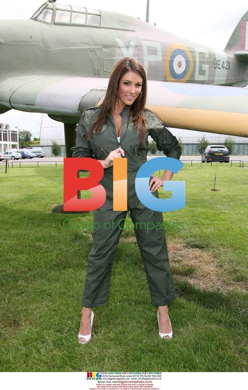 Lucy Pinder Launches RAF Nose Art Campaign
