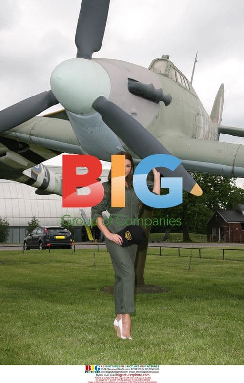 Lucy Pinder Launches Nuts Magazine RAF Campaign