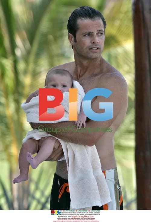 Brooke Burke and David Charvet with daughter in Cabo