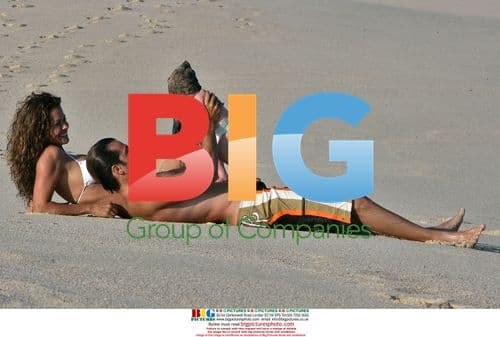 Brooke Burke and David Charvet with baby in Cabo