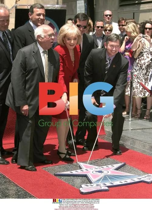 BARBARA WALTERS receives Hollywood Walk of Fame star