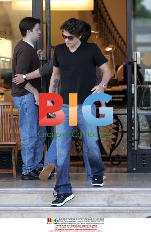 John Mayer shopping in Hollywood