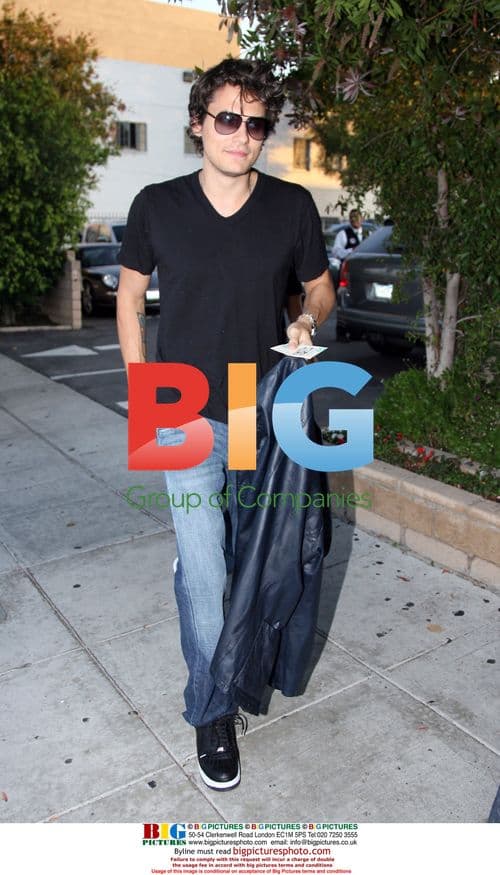 John Mayer Shopping in Hollywood