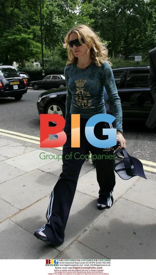 Madonna arrives in London
