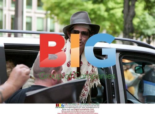 Rolling Stones Arrive at George V Hotel in Paris