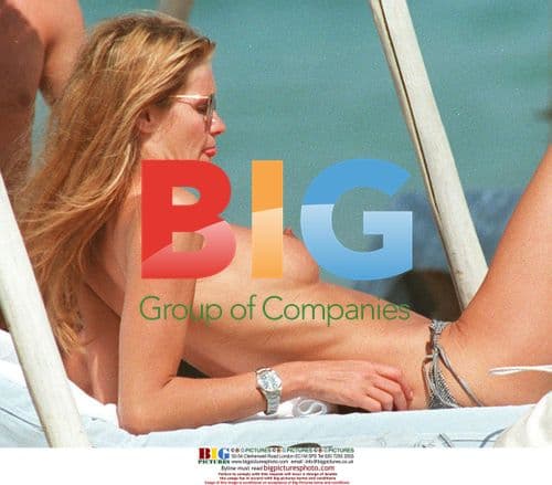 Elle Macpherson and Tim Jeffries in Saint-Tropez