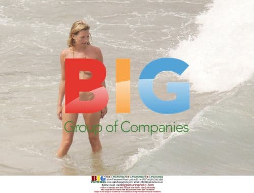 Kate Moss Topless on Ibiza Beach