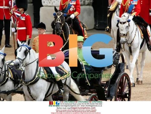 Queen Elizabeth II at Trooping the Colour