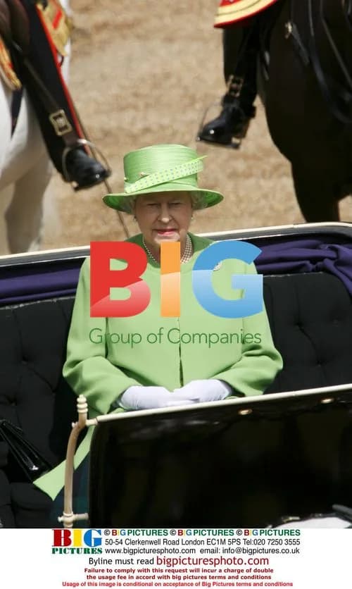 Queen Elizabeth II at Trooping the Colour