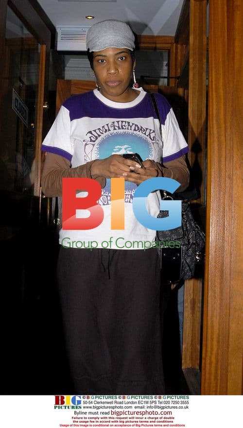 Macey Gray leaves Yamamori Sushi in Dublin