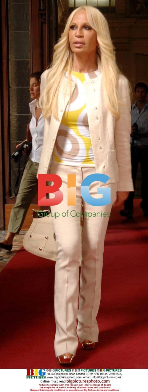 Gianni Versace at Milan Conference