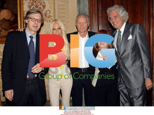 Gianni Versace at Milan Conference