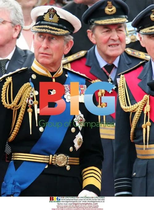 Prince Charles and Others at Falkland War Commemoration