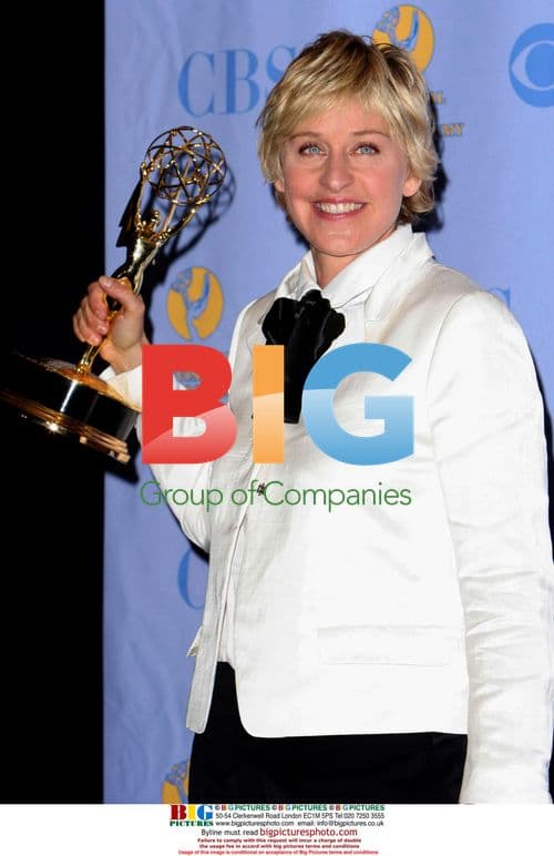 ELLEN DeGENERES at Daytime Emmy Awards Pressroom