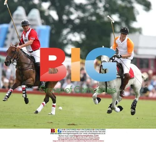 Prince William Playing Polo in Gloucestershire