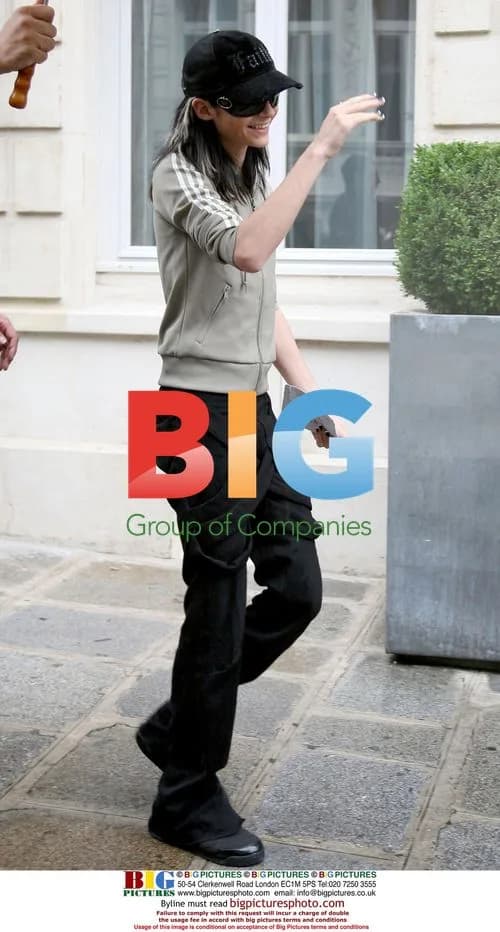 Bill Kaulitz of Tokio Hotel Leaves Hotel in Paris