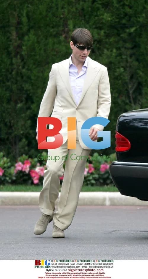 Tom Cruise and Katie Holmes Attend Friend's Wedding
