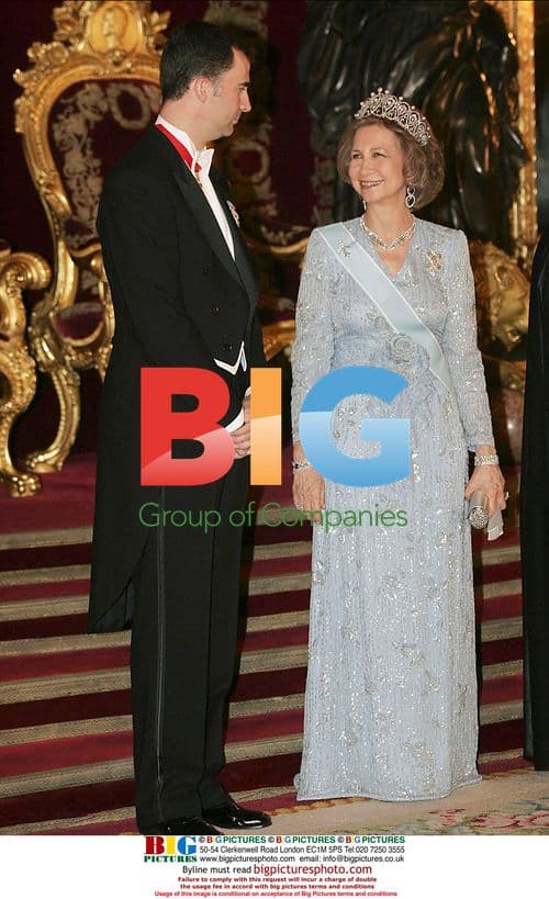 Prince Felipe hosts dinner for Saudi King