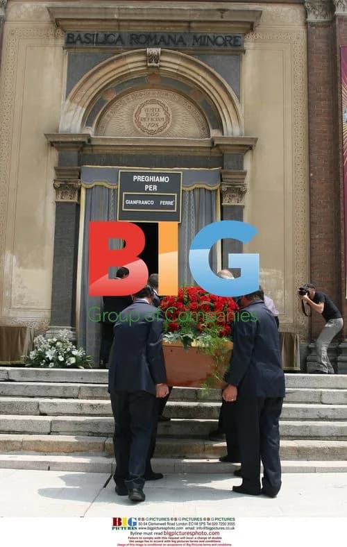 Gianfranco Ferré Funeral in Legnano, Italy