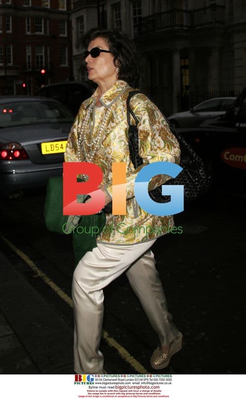 Bianca Jagger Leaving Cipriani Restaurant