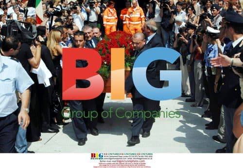 Funeral of fashion designer Gianfranco Ferre