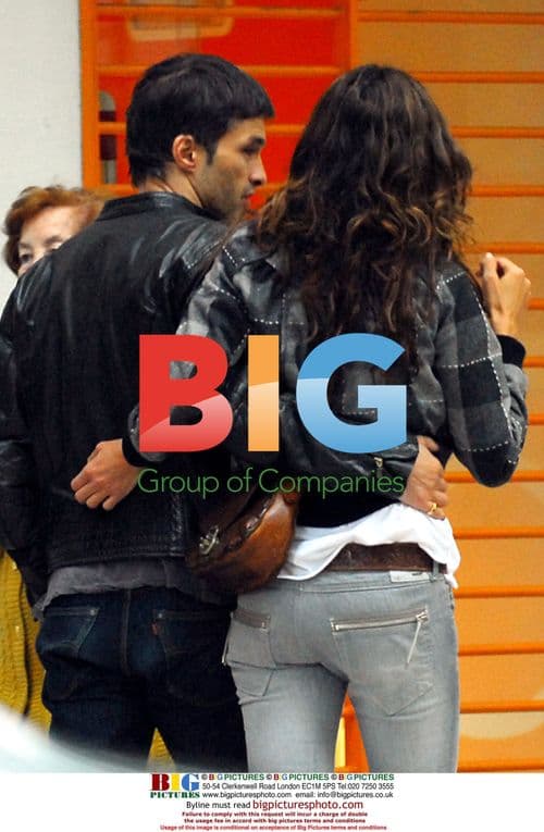 Olivier Marinez and Goya Toledo in Madrid