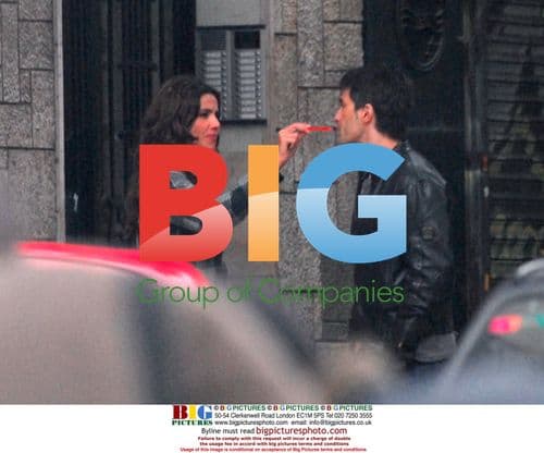 Olivier Marinez and Goya Toledo in Madrid