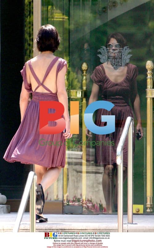 Katie Holmes at Packer-Baxter Wedding