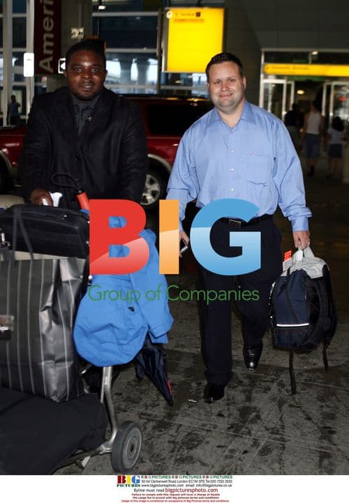 Paul Potts Arrives at JFK