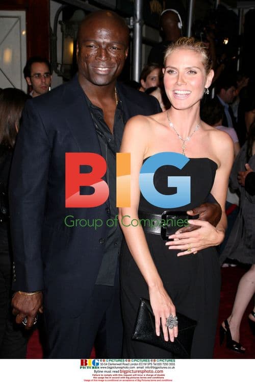 SEAL and HEIDI KLUM at Lorraine Schwartz Diamond Monkey Collection event