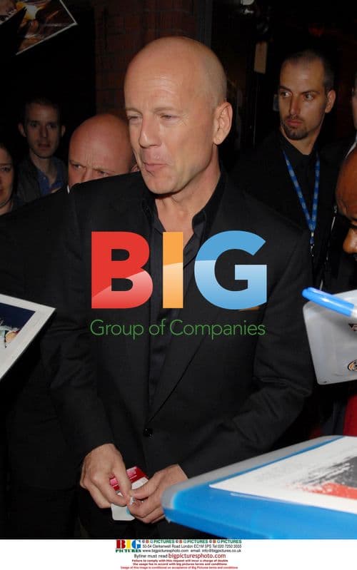 Bruce Willis Leaves Die Hard 4.0 Aftershow Party