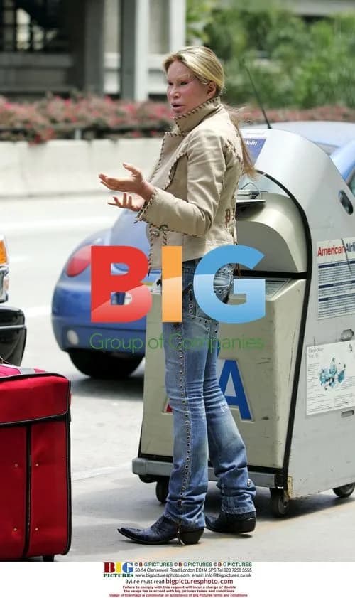 Jocelyn Wildenstein at LAX Airport