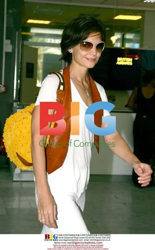 Katie Holmes Leaves Hotel in Cap d'Antibes