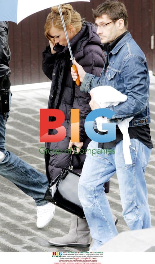 Billie Piper filming 'Belle Du Jour'