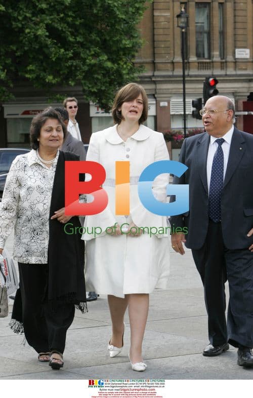 Cherrie Blair at Loomba Trust Blimp Launch