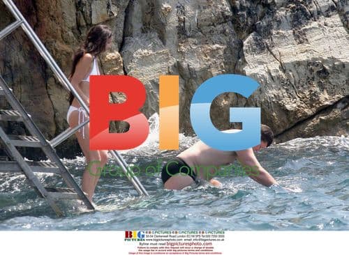 Newly weds James Packer and Erica Baxter at Eden Roc Hotel