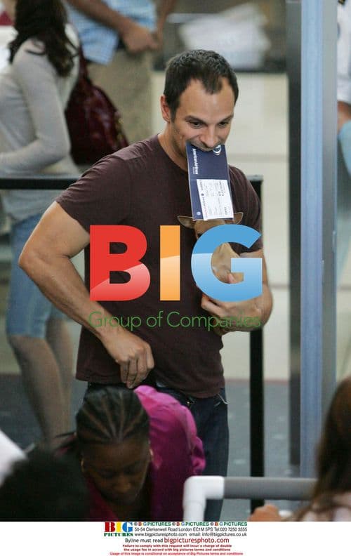 Katherine McPhee and boyfriend at LAX