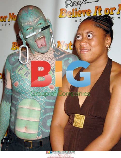 Lizardman and Eyepopper arrive for Ripley's event